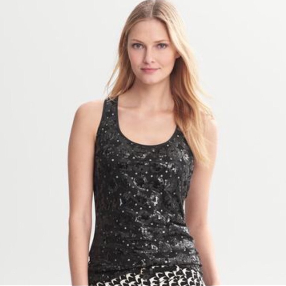 Banana Republic Sequin Tank